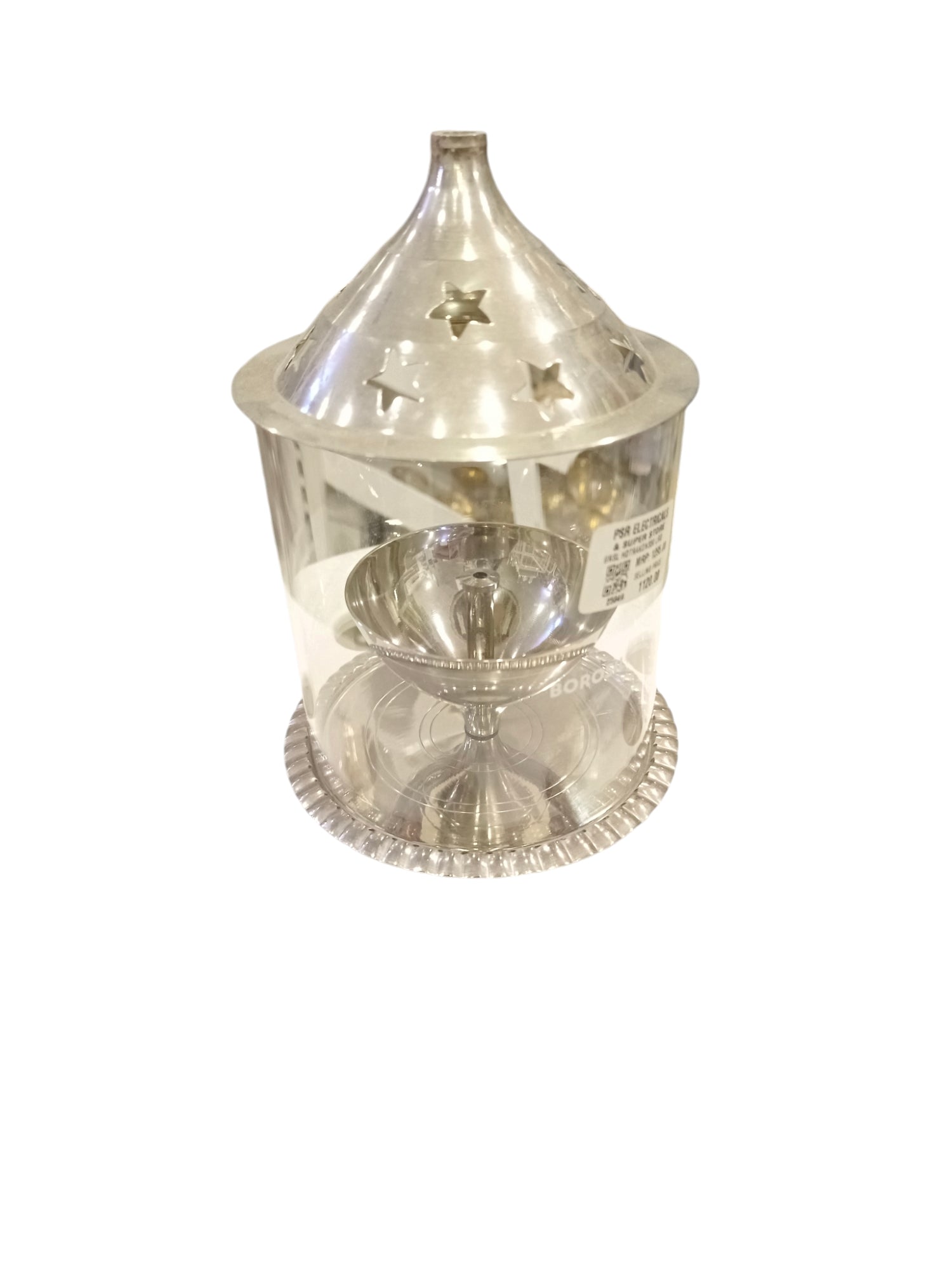 BRSL HDTRAKDN350 LRG AKHAND DIYA NICKLE BRSL HDTRAKDN350 LRG AKHAND DIYA NICKLE